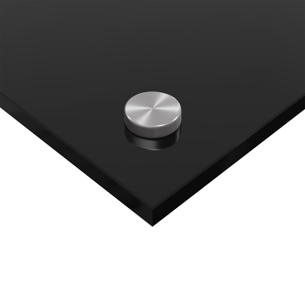 Produktbild för Köksskydd Svart 120 x 60 cm härdat glas