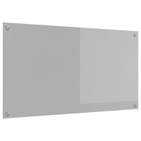 Produktbild för Köksskydd Ljusgrå 110 x 60 cm härdat glas