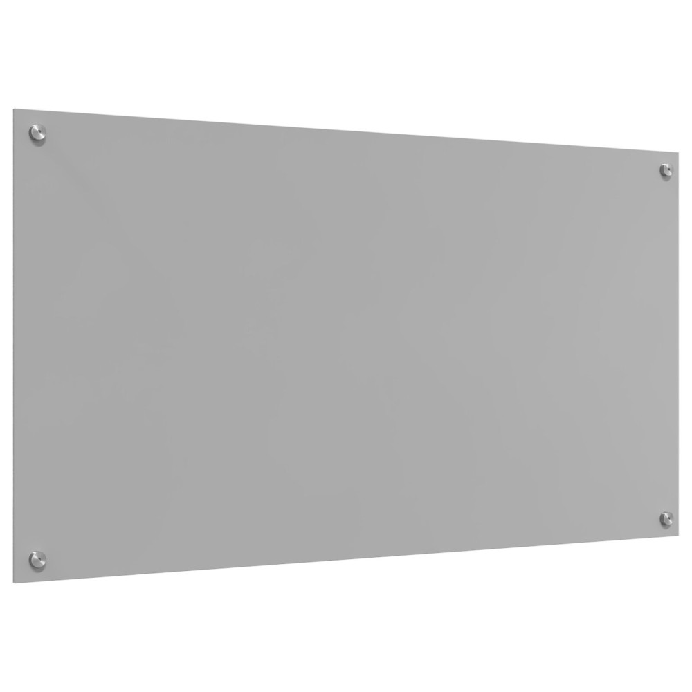 Produktbild för Köksskydd Ljusgrå 110 x 60 cm härdat glas