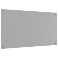 Produktbild för Köksskydd Ljusgrå 110 x 60 cm härdat glas