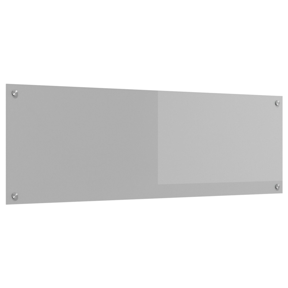Produktbild för Köksskydd Ljusgrå 120 x 40 cm härdat glas