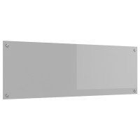 Produktbild för Köksskydd Ljusgrå 120 x 40 cm härdat glas
