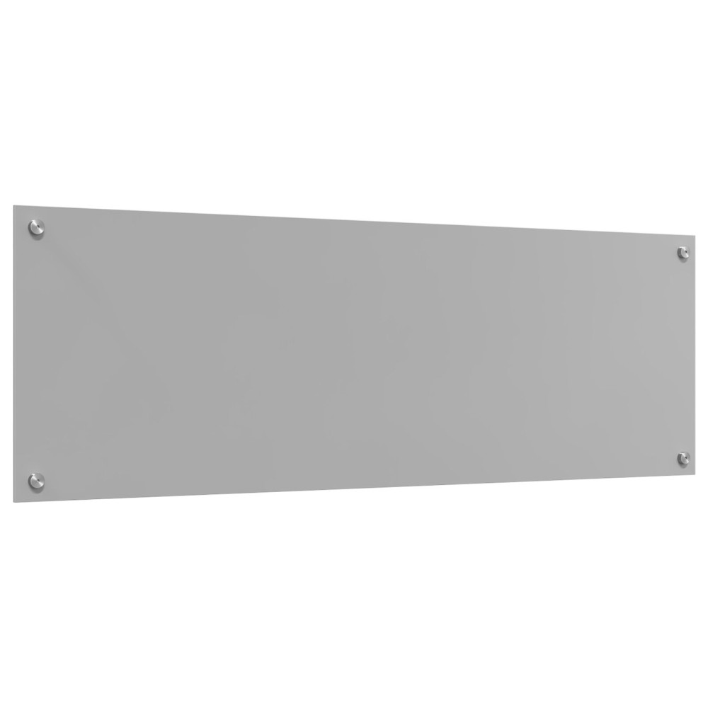 Produktbild för Köksskydd Ljusgrå 120 x 40 cm härdat glas