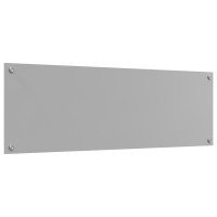 Produktbild för Köksskydd Ljusgrå 120 x 40 cm härdat glas