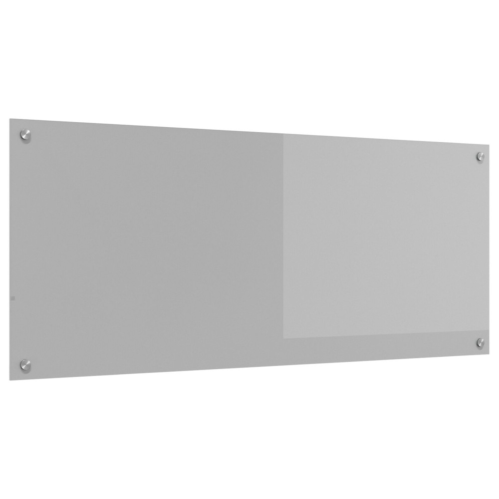 Produktbild för Köksskydd Ljusgrå 120 x 50 cm härdat glas