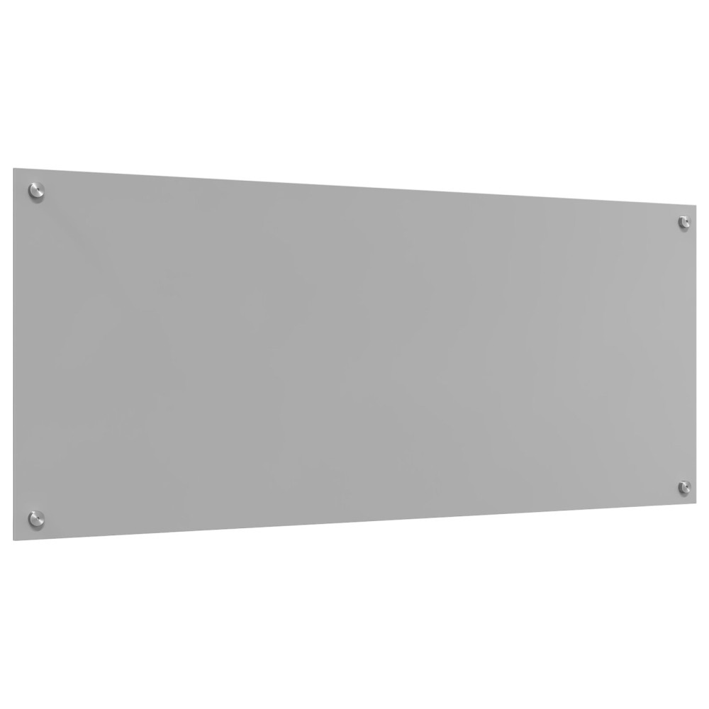 Produktbild för Köksskydd Ljusgrå 120 x 50 cm härdat glas