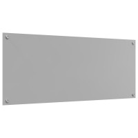 Produktbild för Köksskydd Ljusgrå 120 x 50 cm härdat glas