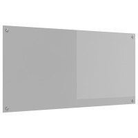 Produktbild för Köksskydd Ljusgrå 120 x 60 cm härdat glas