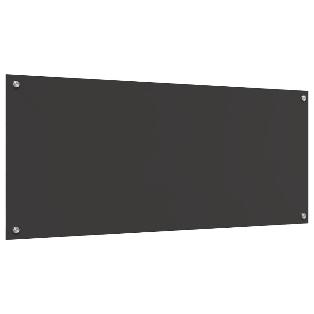 Produktbild för Köksskydd Mörkgrå 120 x 50 cm härdat glas