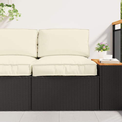 vidaXL Kudde Kräm 50 x 50 x 12 cm Oxford Tyg