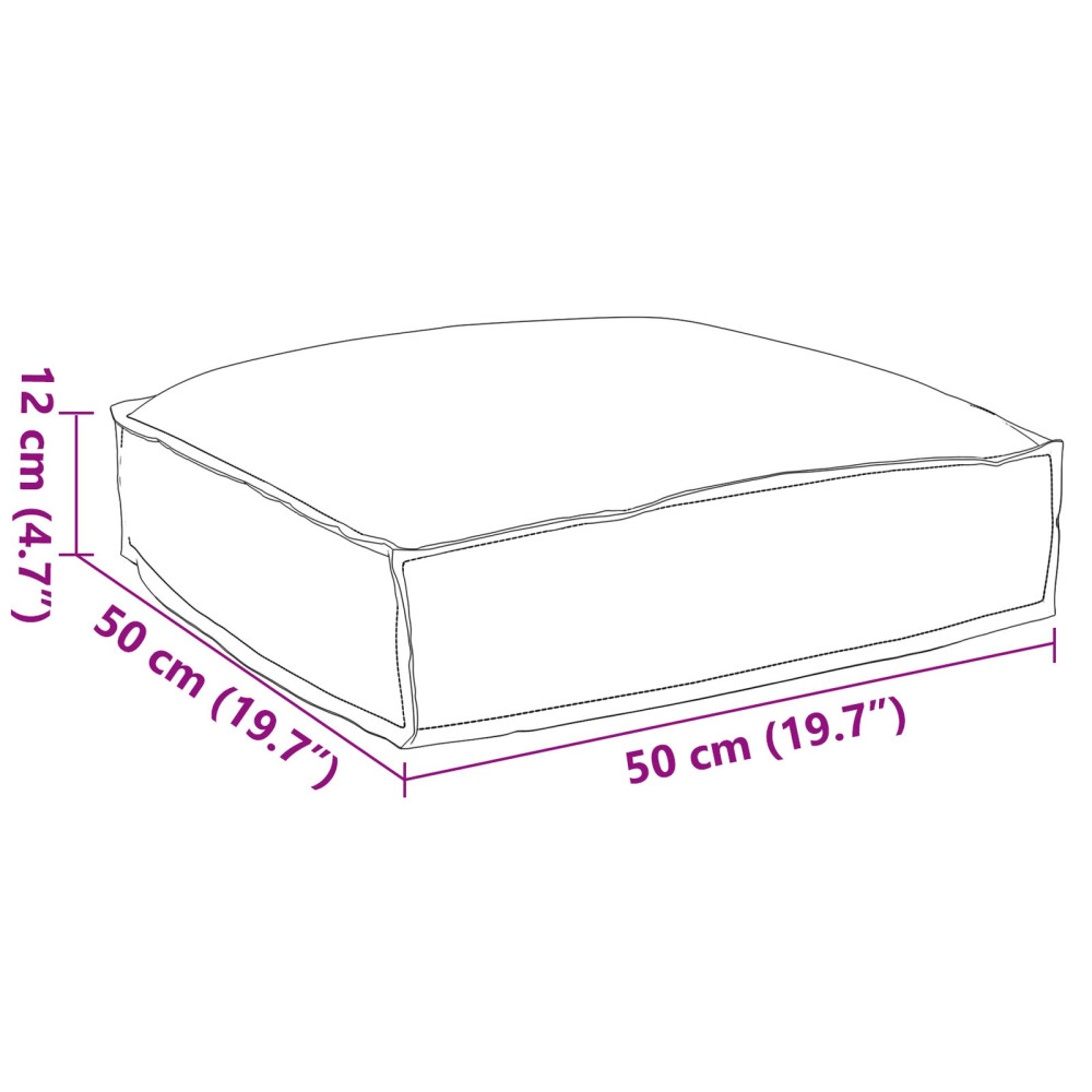 Produktbild för Kudde Kräm 50 x 50 x 12 cm Oxford Tyg