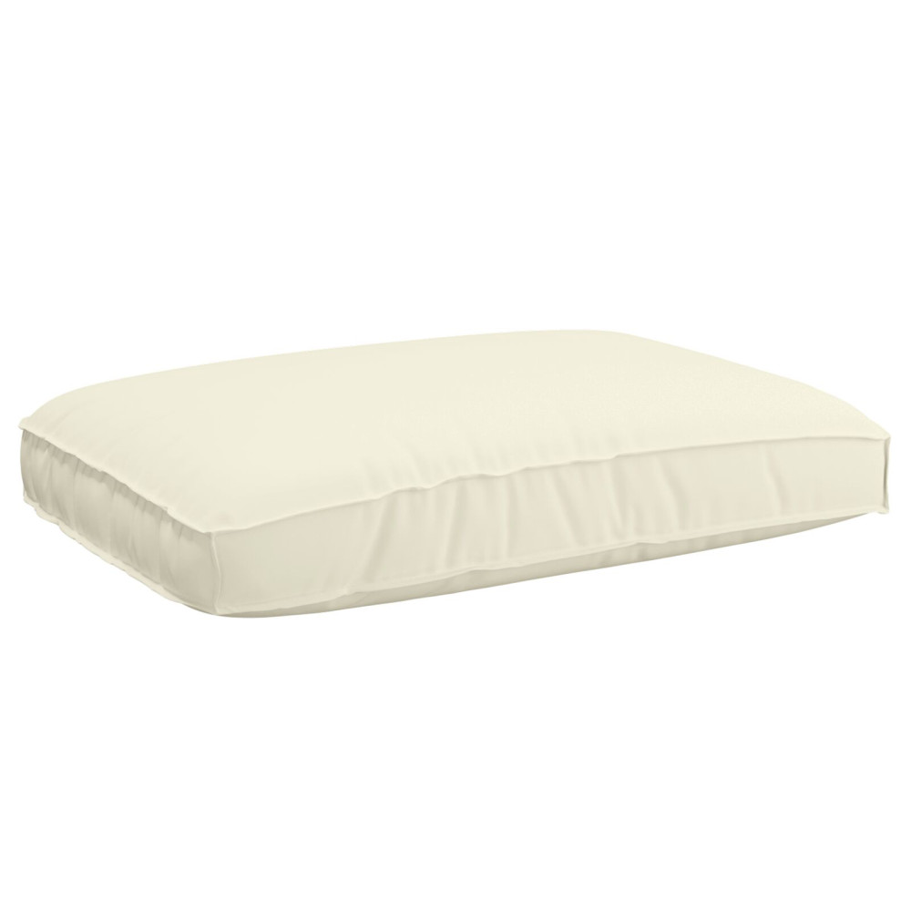 Produktbild för Kudde Kräm 120 x 80 x 12 cm Oxford Tyg