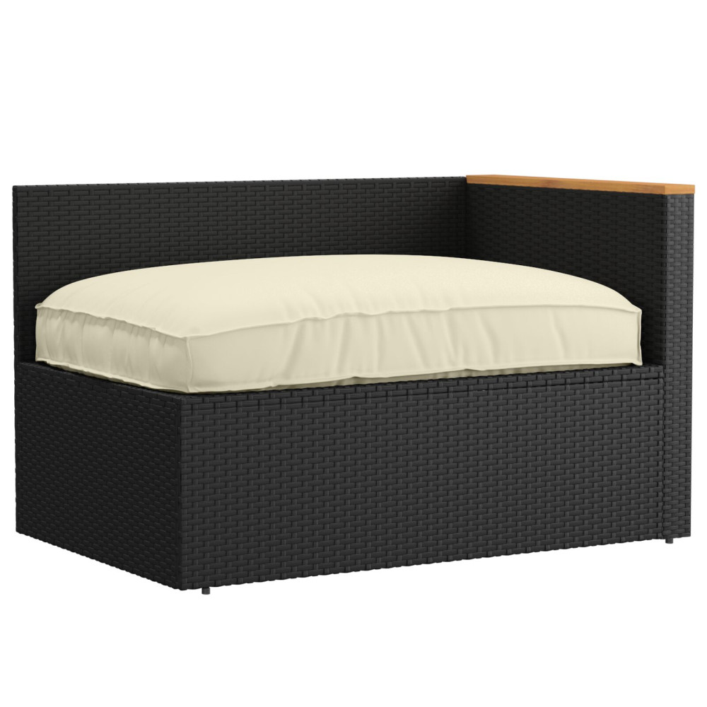 Produktbild för Kudde Kräm 120 x 80 x 12 cm Oxford Tyg
