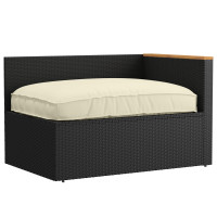 Produktbild för Kudde Kräm 120 x 80 x 12 cm Oxford Tyg