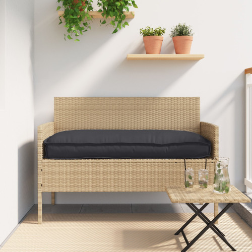 vidaXL Kudde Svart 100 x 40 x 8 cm Oxford Tyg