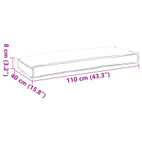 Produktbild för Kudde Kräm 110 x 40 x 8 cm Oxford Tyg