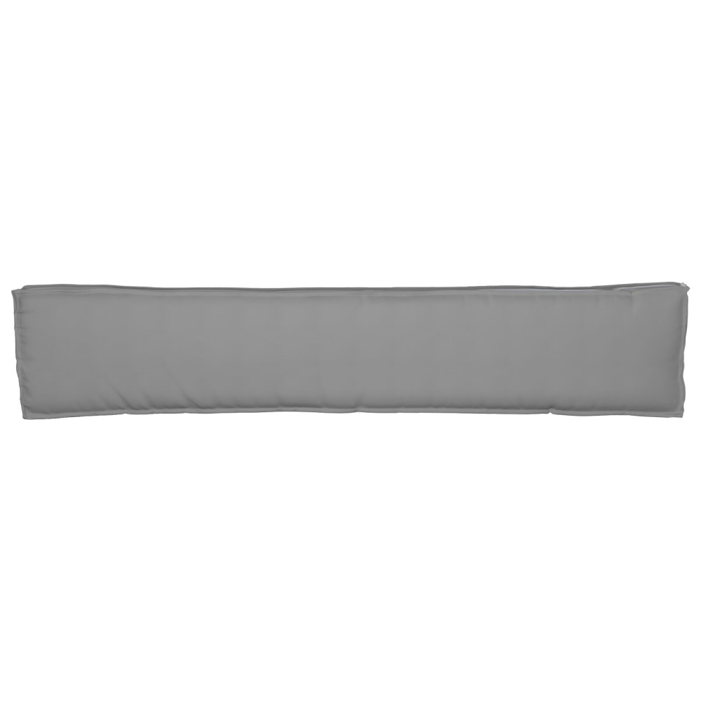Produktbild för Pallkudde Grå 200 x 40 x 8 cm Oxford Tyg