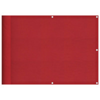 Produktbild för Balkongskärm röd 75x800 cm 100% polyester oxford