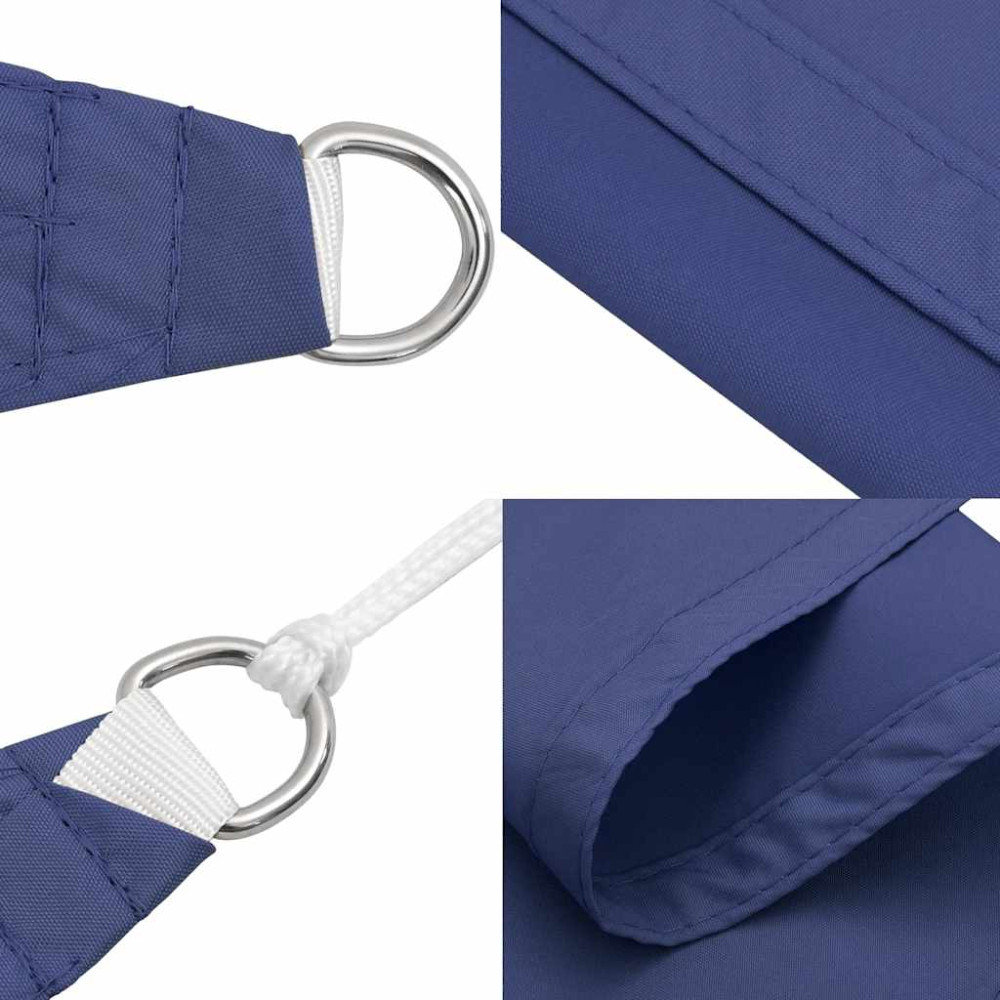 Produktbild för Solskydd segel blå 2x2x2 m 100% polyester Oxford