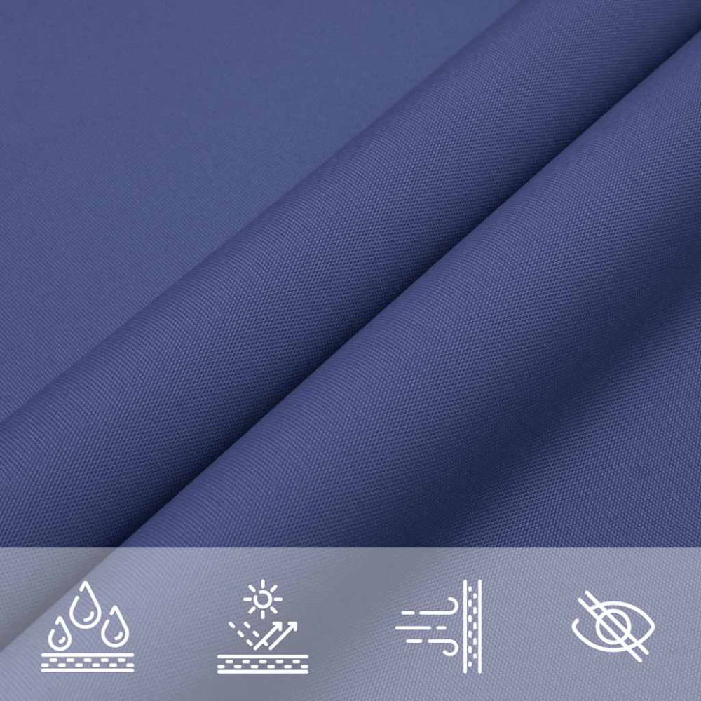 Produktbild för Solskydd segel blå 2x2x2 m 100% polyester Oxford