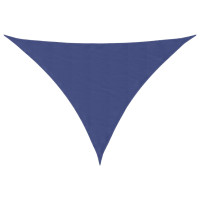 Produktbild för Solskydd segel blå 7x5x5 m 100% polyester Oxford