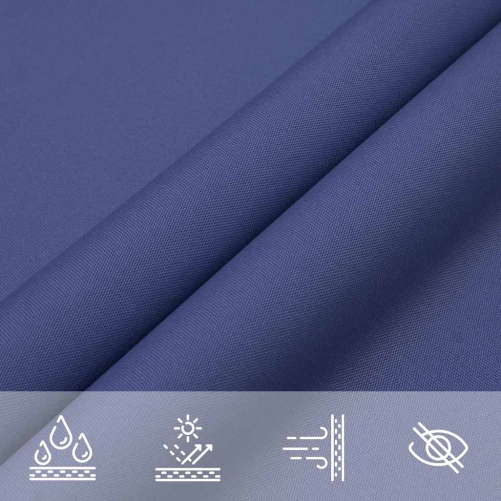Produktbild för Solskydd segel blå 7x5x5 m 100% polyester Oxford