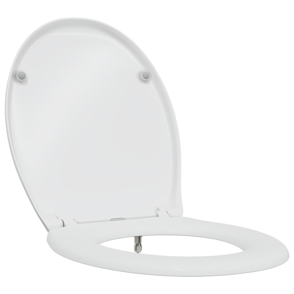 Produktbild för Toalettstol Vit 47 x 37 x 4 cm Duroplast