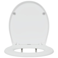 Produktbild för Toalettstol Vit 47 x 37 x 4 cm Duroplast