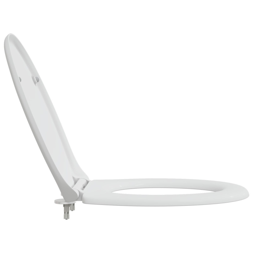 Produktbild för Toalettstol Vit 47 x 37 x 4 cm Duroplast