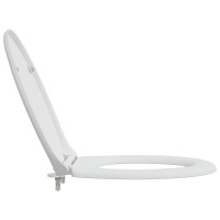 Produktbild för Toalettstol Vit 47 x 37 x 4 cm Duroplast