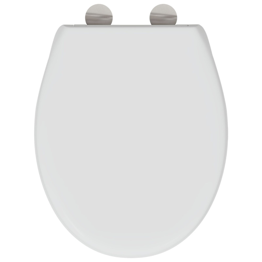 Produktbild för Toalettstol Vit 47 x 37 x 4 cm Duroplast