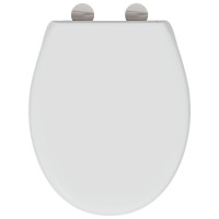 Produktbild för Toalettstol Vit 47 x 37 x 4 cm Duroplast
