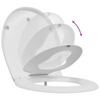 Produktbild för Toalettstol Vit 47 x 37 x 4 cm Duroplast