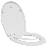 Produktbild för Toalettstol Vit 47 x 37 x 4 cm Duroplast