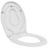 Produktbild för Toalettstol Vit 47 x 37 x 4 cm Duroplast
