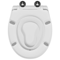 Produktbild för Toalettstol Vit 47 x 37 x 4 cm Duroplast