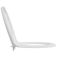 Produktbild för Toalettstol Vit 47 x 37 x 4 cm Duroplast