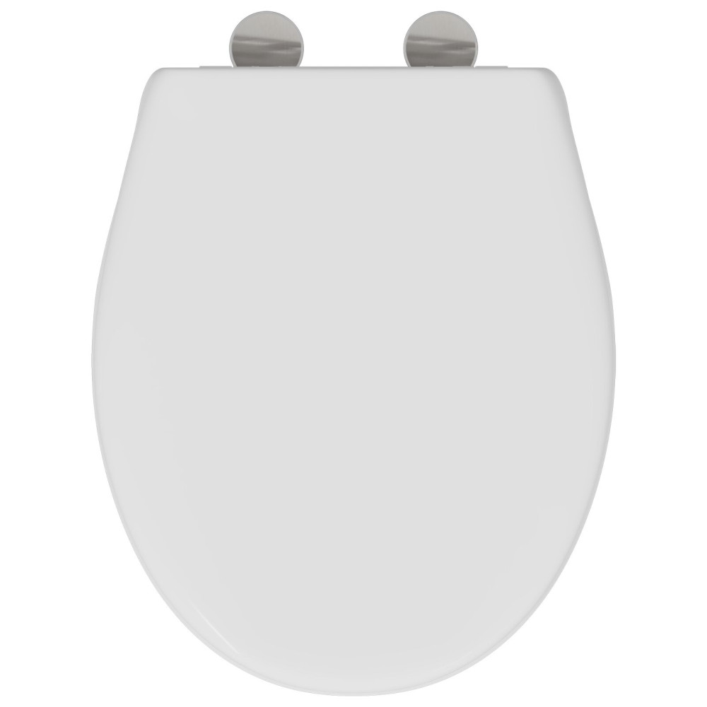 Produktbild för Toalettstol Vit 47 x 37 x 4 cm Duroplast