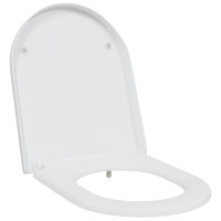 Produktbild för Toalettstol Vit 49 x 36 x 4 cm Duroplast