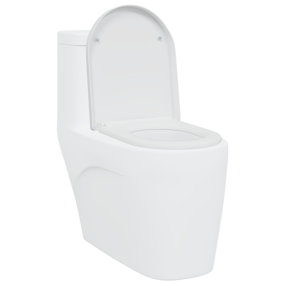 Produktbild för Toalettstol Vit 49 x 36 x 4 cm Duroplast