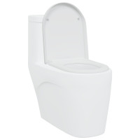 Produktbild för Toalettstol Vit 49 x 36 x 4 cm Duroplast