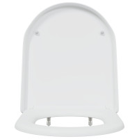 Produktbild för Toalettstol Vit 49 x 36 x 4 cm Duroplast