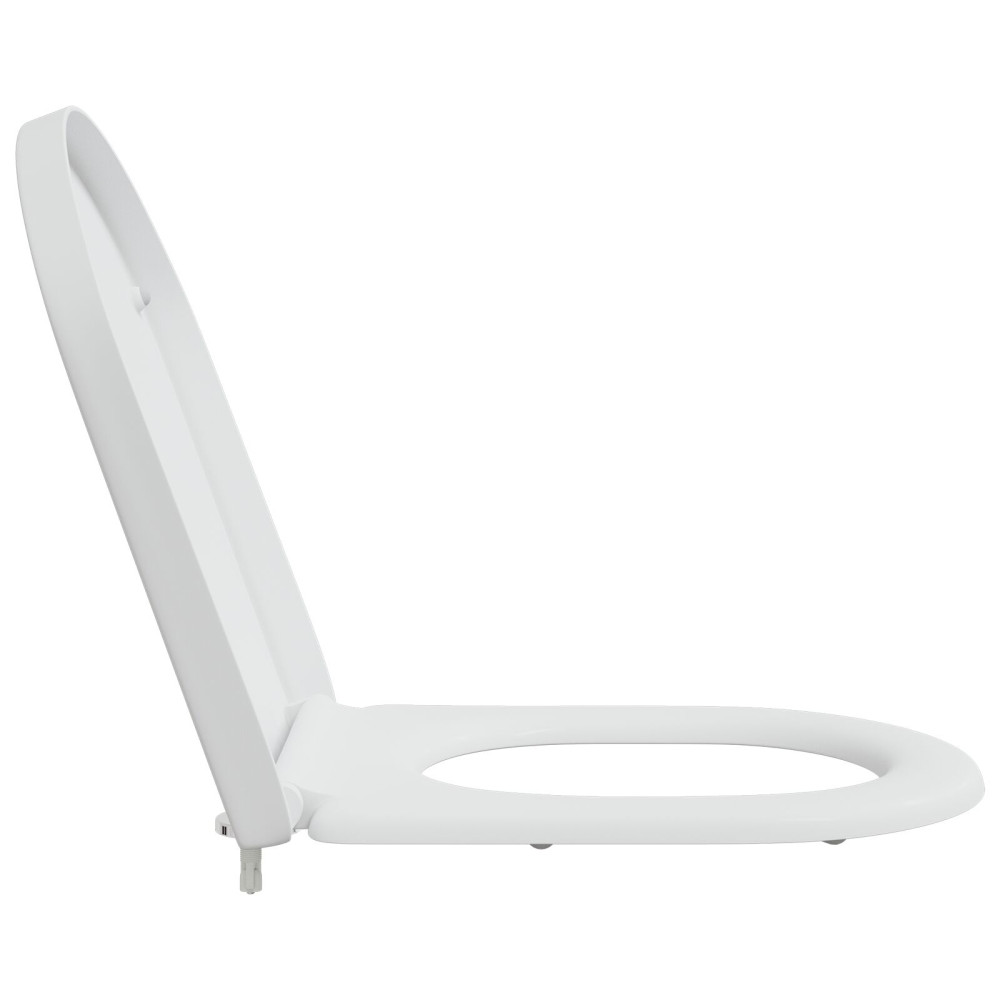 Produktbild för Toalettstol Vit 49 x 36 x 4 cm Duroplast