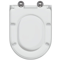 Produktbild för Toalettstol Vit 49 x 36 x 4 cm Duroplast