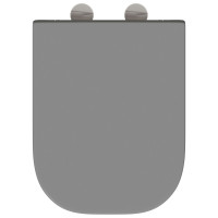 Produktbild för Toalettstol Grå 47,5 x 35 x 3,6 cm Duroplast