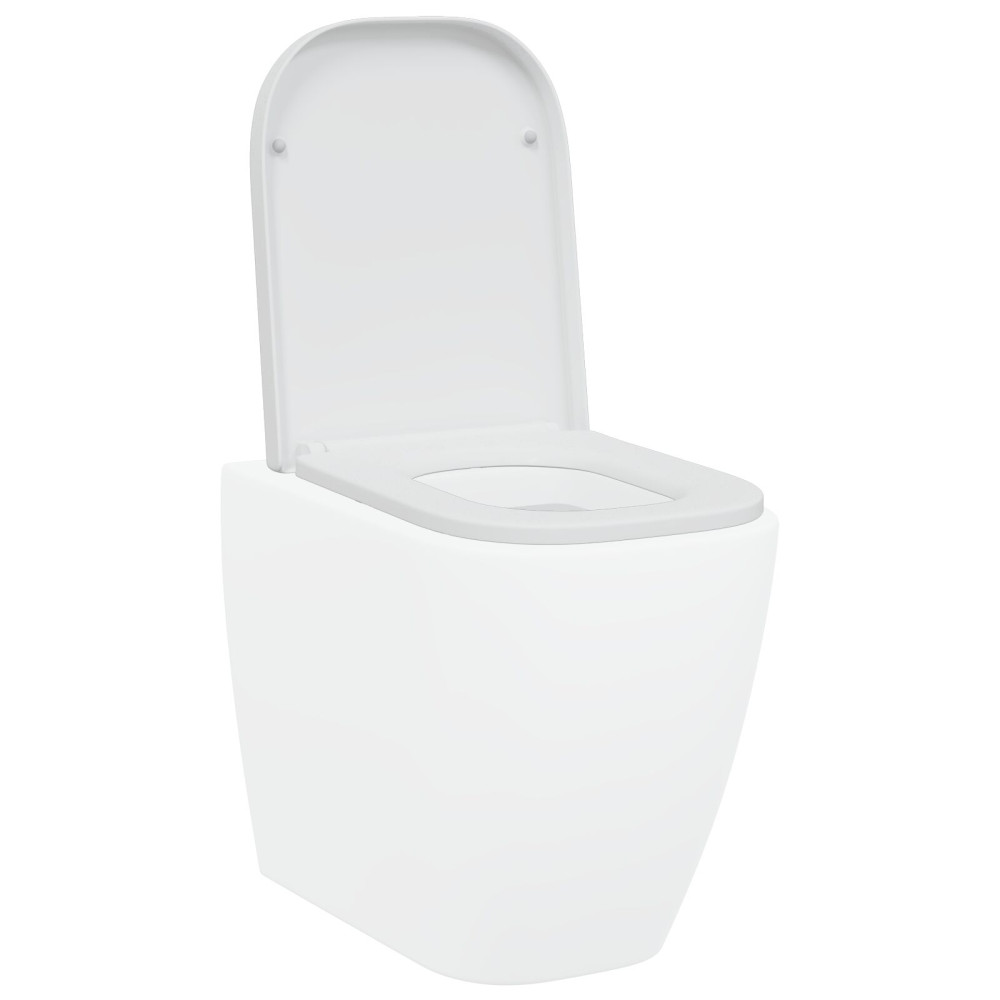 Produktbild för Toalettstol Vit 47,5 x 35 x 3,6 cm Duroplast