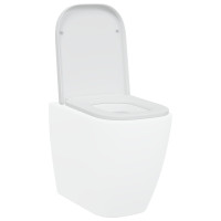 Produktbild för Toalettstol Vit 47,5 x 35 x 3,6 cm Duroplast
