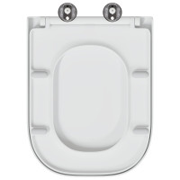 Produktbild för Toalettstol Vit 47,5 x 35 x 3,6 cm Duroplast