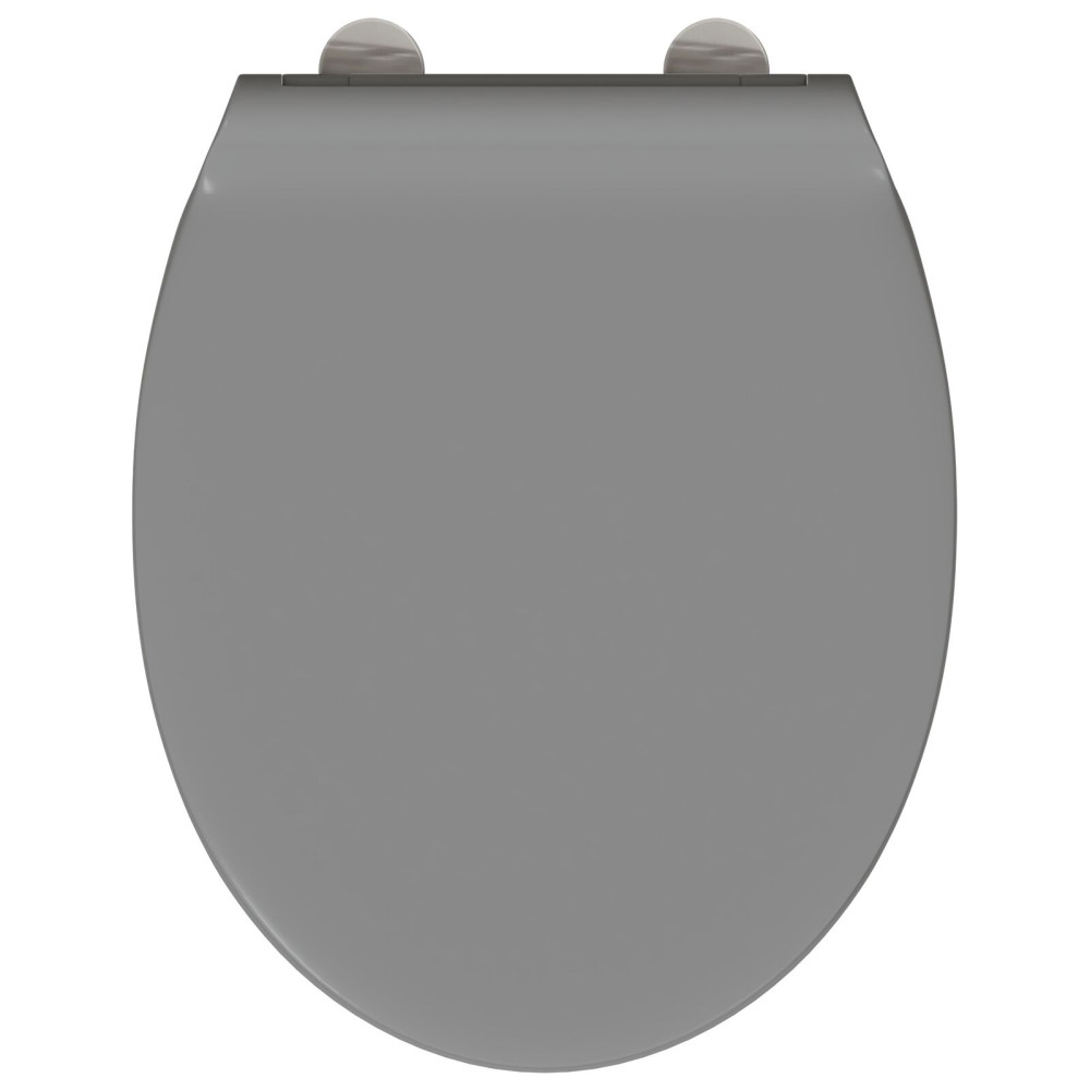 Produktbild för Toalettstol Grå 45,5 x 37,5 x 3,8 cm Duroplast