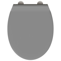 Produktbild för Toalettstol Grå 45,5 x 37,5 x 3,8 cm Duroplast